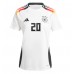 Camiseta Alemania Benjamin Henrichs #20 Primera Equipación Replica Eurocopa 2024 mangas cortas